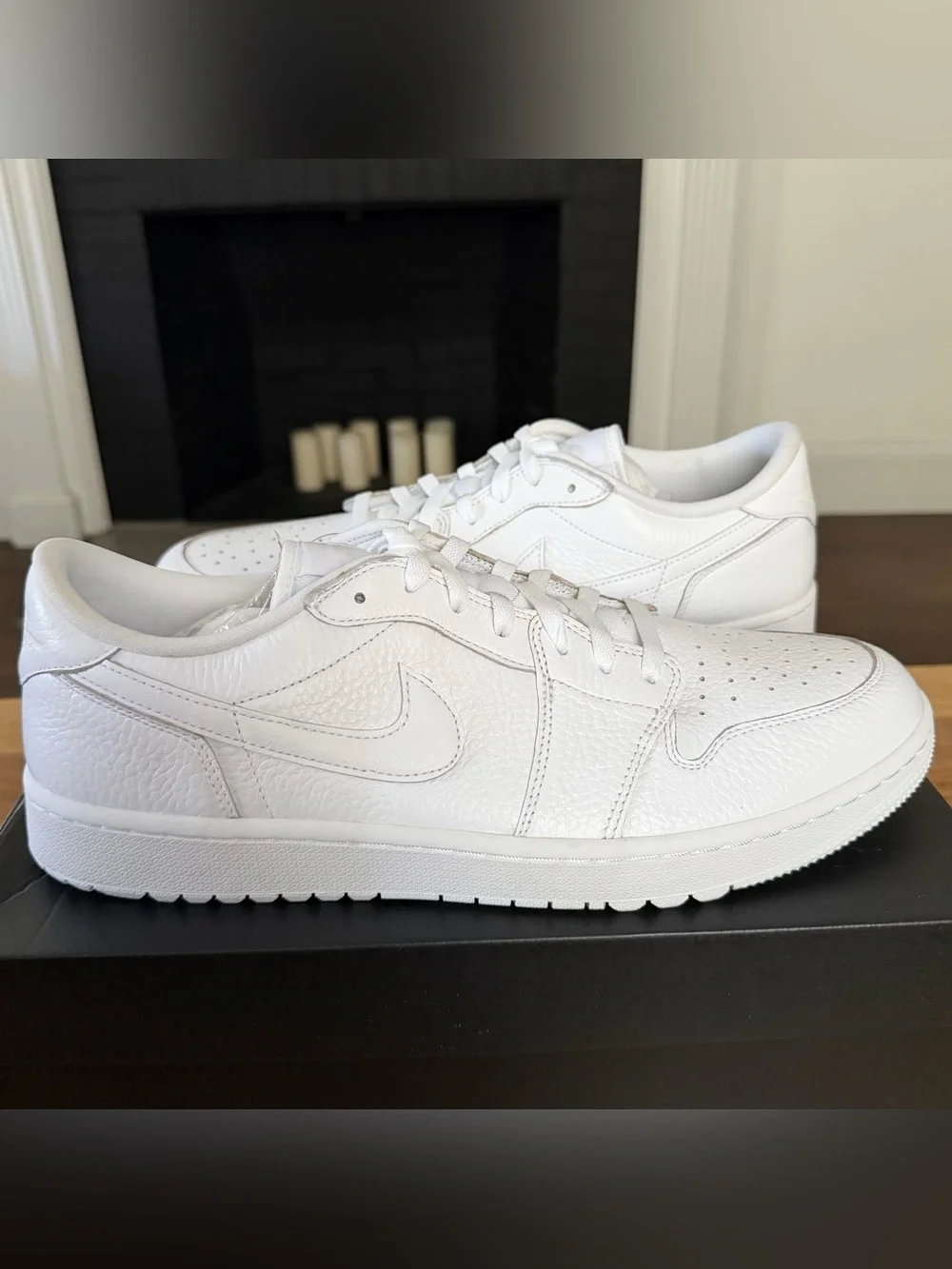 Air Jordan 1 Low Golf “Triple White” - Mens Size 14 - (DD9315-101)